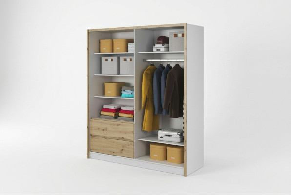 Mehrzweck Regale Schrank Garderobe Regal Aufbewahrungs Kleiderschränke 180cm Neu