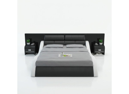 Wasserbett Hotel Doppelbett Betten Mit USB Komplett Lederbett Wasser Polsterbett