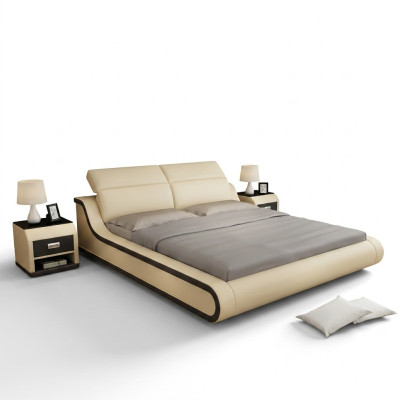Wasserbett Hotel Doppelbett Betten Mit USB Komplett Lederbett Polsterbett Wasser