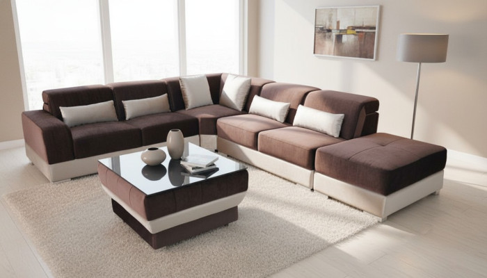 Entdecken Sie Luxus und Komfort und perfekte gepolsterte L-Sofa für Ihr Wohnzimmer