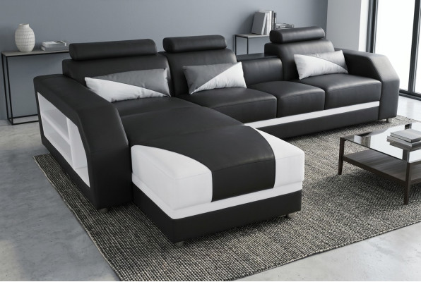 Exklusives Modern Designer Ecksofa in L-Form für stilvolle Wohnräume
