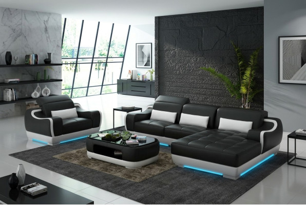 Sofa 3 Sitzer Dreisitzer Multifunktion Sofas Möbel Luxus Designer Couch