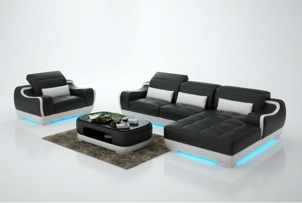 Sofa 3 Sitzer Dreisitzer Multifunktion Sofas Möbel Luxus Designer Couch