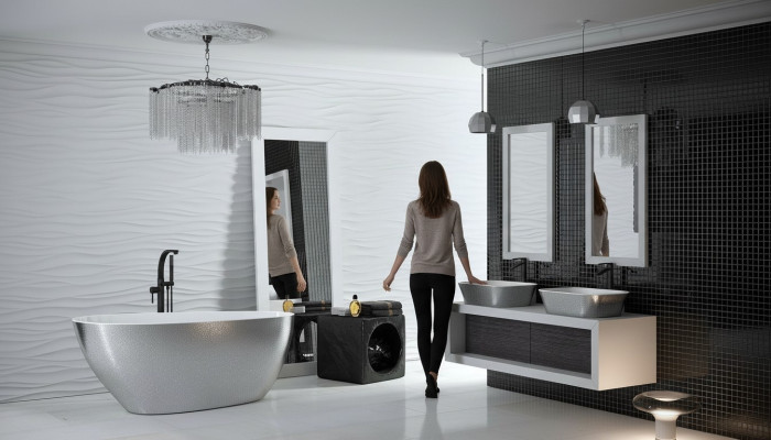 Badewannen LUXUS Design Freistehende Badewanne Wanne BadModern