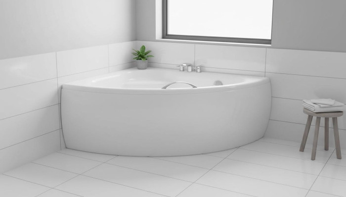 Unförmige Bad Wanne Eck Badewannen Design Badezimmer Wannen