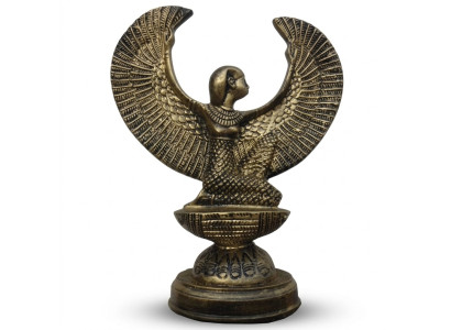 Ägypten Skulptur Göttin Isis  Figur Statue Figuren Statuen Antik Stil 38cm Neu