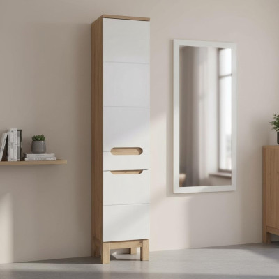 Hochschrank Badezimmerregal Regal Hochschrank 187x35x33 cm