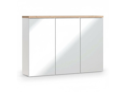 Spiegelschrank Wandschrank Badezimmerschrank mit Spiegel 100 cm