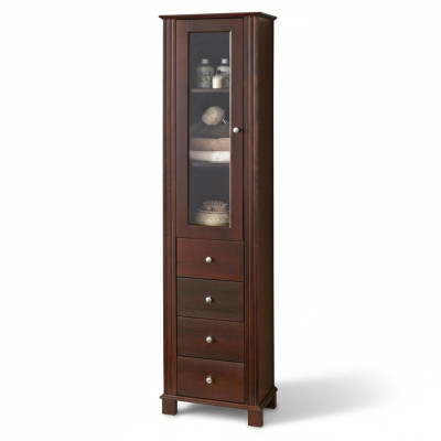 Hochwertiger Badezimmer Schrank Hochschrank Dekorative Holz Badmöbel Luxus