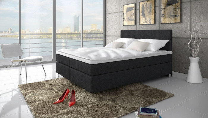 Polsterbett Betten Bett Polster Boxspringbett Design Hotel Doppel Luxus Design