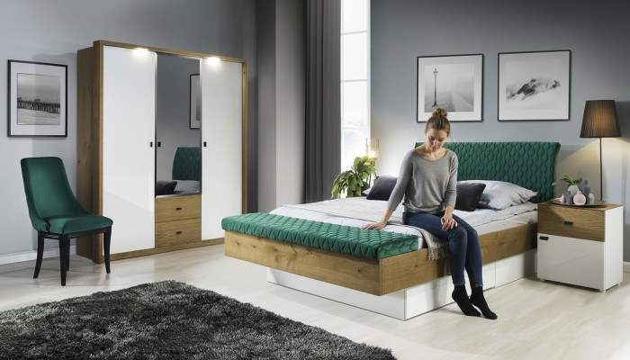 Komplett Schlafzimmer Schlafzimmer Nachttisch Komplett Bett Kleiderschrank