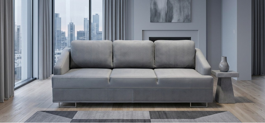Dreisitzer 3 Sitzer Sofa Wohnlandschaft Stoff Polster Lümmel Couch neu Garnitur