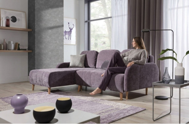 Komfortables Ecksofa kombiniert modernes und funktionales Design