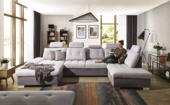 Polster Klassische Wohnlandschaft Wohnzimmer Ecksofa Garnitur Schlaf Sofas Sofa