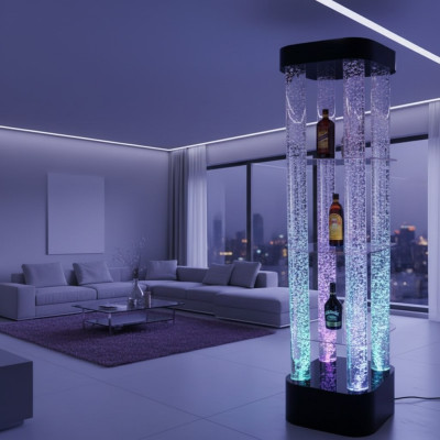Led Wasser Wand Bar Regal Säule Wassersäulen Theke Designer