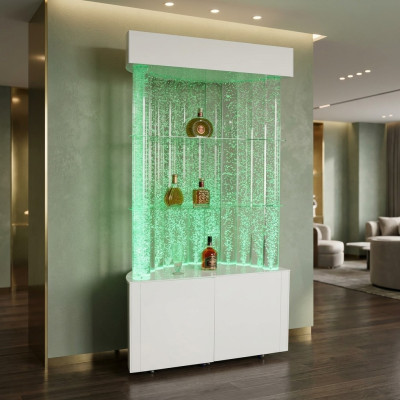 LED Regal Bar Wasser Wand Säule Deko Beleuchtete Wasserwände Bar Theke