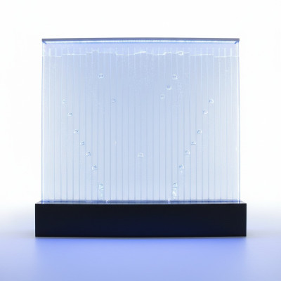 Wandpaneel mit Wasserblasen LED Wasserwand Designer Dekorative Wasser Wand