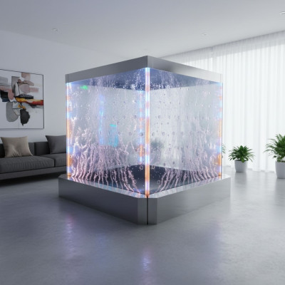 Wandpaneel LED Wasserwand Wasser Wände Wasser Blasen Wand
