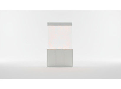 Trennwand Regal Schrank Wasserwand Dekorative Säule Wände Waterwall LED