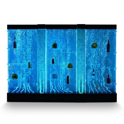 LED Regal Bar Wasser Wand Deko Säule Beleuchtete Wasserwände Bar Theke