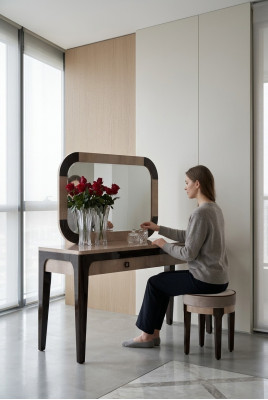 Tisch Modern Konsole Spiegel Kommode Schminktisch Schlafzimmer