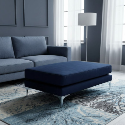 Sitzhocker Hocker Pouf Puff Sitzpouf Fußhocker Ottomane Samt Textil