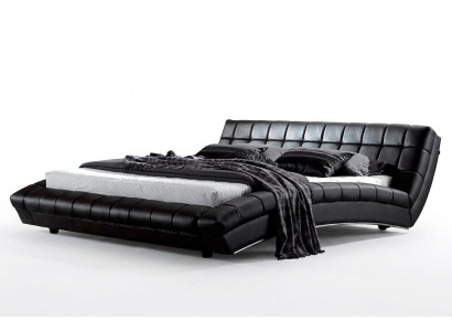 Bett Betten Polster Doppel Ehe Luxus Leder Moderne Designer Schlafzimmer