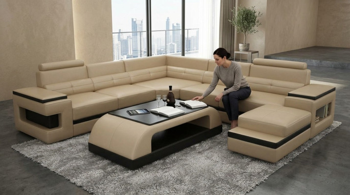 Leder Couchtisch Moderner Tisch Moderner Glastisch Design Tische Glas
