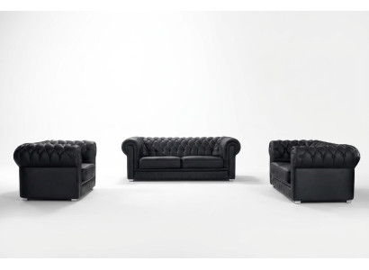 Ledersofa Sofa Couch Sofagarnitur Sitzer Garnitur Design Moderne Sofas