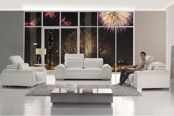 Design Couchen Sofas Polster 32 Sitzer Sofagarnitur Garnituren Set Leder Sofa