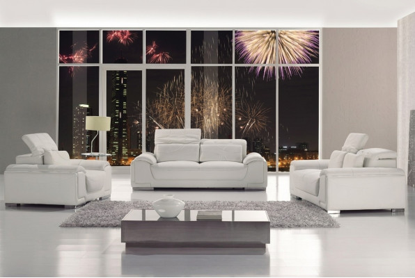 Design Couchen Sofas Polster 32 Sitzer Sofagarnitur Garnituren Set Leder Sofa