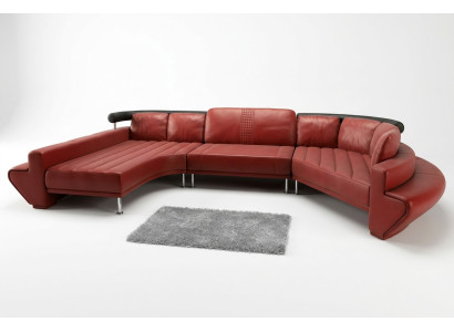 Runde Couch Sofa Polster Rundsofas Wohnlandschaft Ecksofa Eckgarnitur