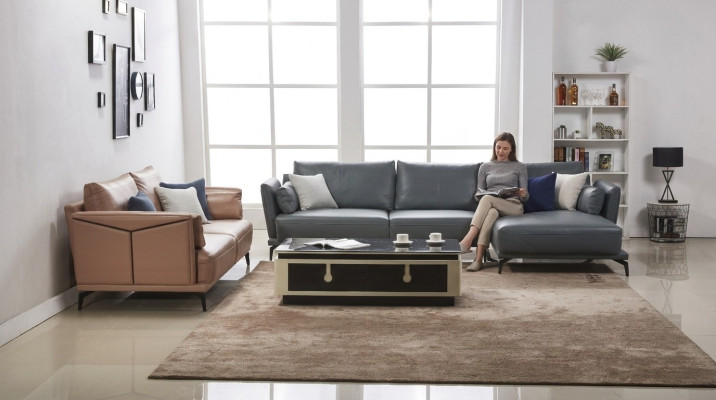 Moderne Sofa Eckgarnitur L Form Polster Sitz Ecke Couch 2 Sitzer Gruppe