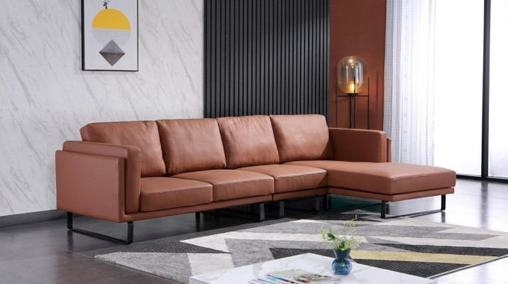 Ledersofa Couch Sofagarnitur Ecksofa Eck Garnitur Design Modern Dekor Sofa
