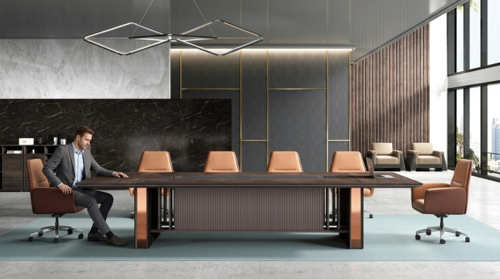 Büro Büromöbel Tische Besprechungs Konferenztische Einrichtung Tisch 360cm neu
