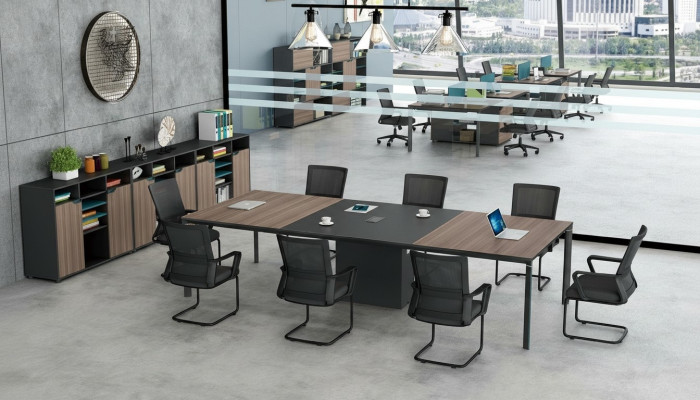 Konferenztisch Büro Kabelkanal Netzwerk Tische Besprechungstisch