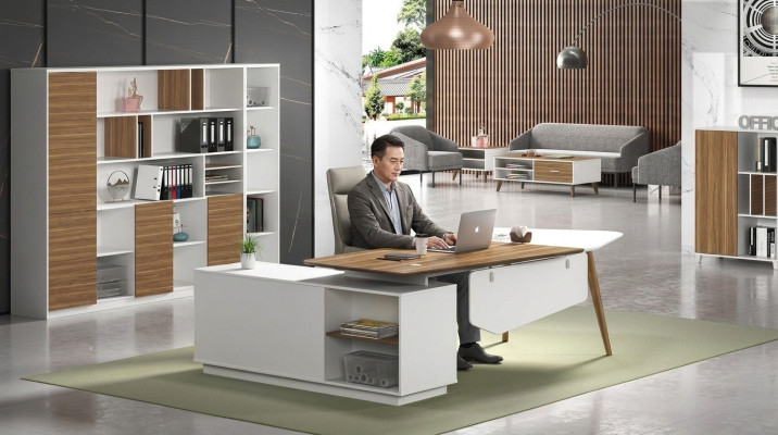 Tisch Holz Schreibtisch Moderne Design Tische Büro Einrichtung Eckschreibtische