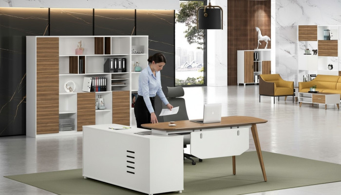 Schreibtisch Eckschreibtisch Computertisch Bürotisch Arbeitstisch Moderne