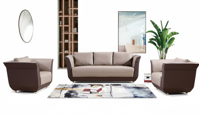 Sofa Couch Polster Sitz Design Garnitur Couchen Sofas Stoff Couchen Büro