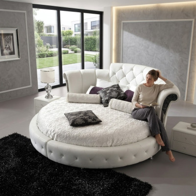 Chesterfield Bett Luxus Betten Runde Design Hotel Rundbett Schlafzimmer