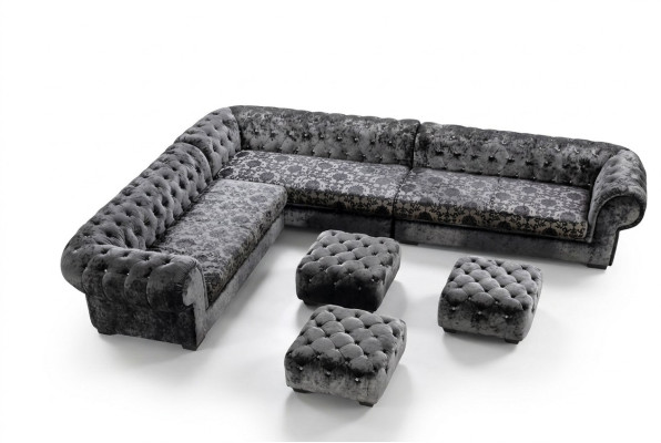 Design Dreisitzer Sitzer Set Sofa Polster Couchen Couch Modern Luxus 250x350cm