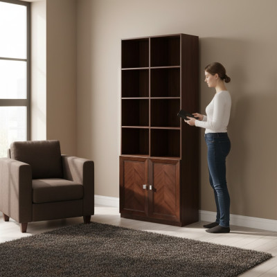 Schrank Regal Schränke Designer Wohnzimmer Büro Einrichtung Holz System Möbel