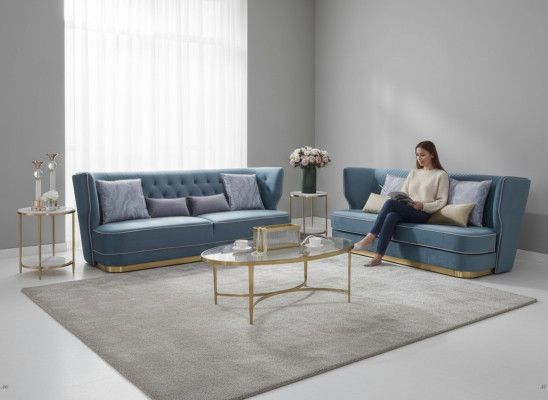 Sofa Couch Polster 2 Sitzer Sofas Couchen Sitz Garnituren Design Club