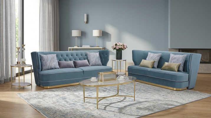 Sofa Couch Polster 2 Sitzer Sofas Couchen Sitz Garnituren Design Club