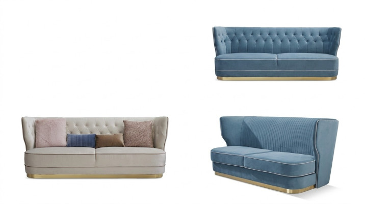 Sofa 3 Sitzer Stoffsofas Luxus Designer Couch Neu Sofa Luxus Polstersofas