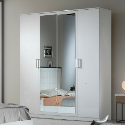 Klassischer Stil Kleiderschrank Schrank Holz Garderobe Schränke