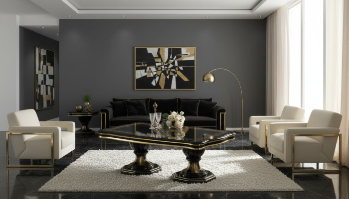 Luxus Design Couch Tisch Kaffee Beistell Tische Wohnzimmer Italienische Möbel