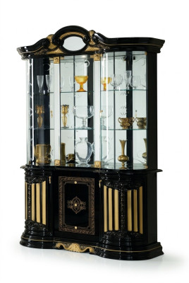 Vitrine Glas Schrank Wohnzimmer Schaufenster Vitrinen xxl Hochschrank Möbel neu