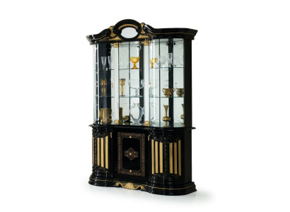 Vitrine Glas Schrank Wohnzimmer Schaufenster Vitrinen xxl Hochschrank Möbel neu