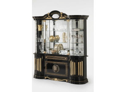 Vitrine Glas Schrank Wohnzimmer Schaufenster Vitrinen Italienische Möbel Holz